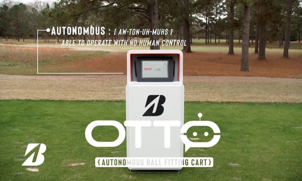 Bridgestone introduces Otto, the world's first autonomous ball fitting cart