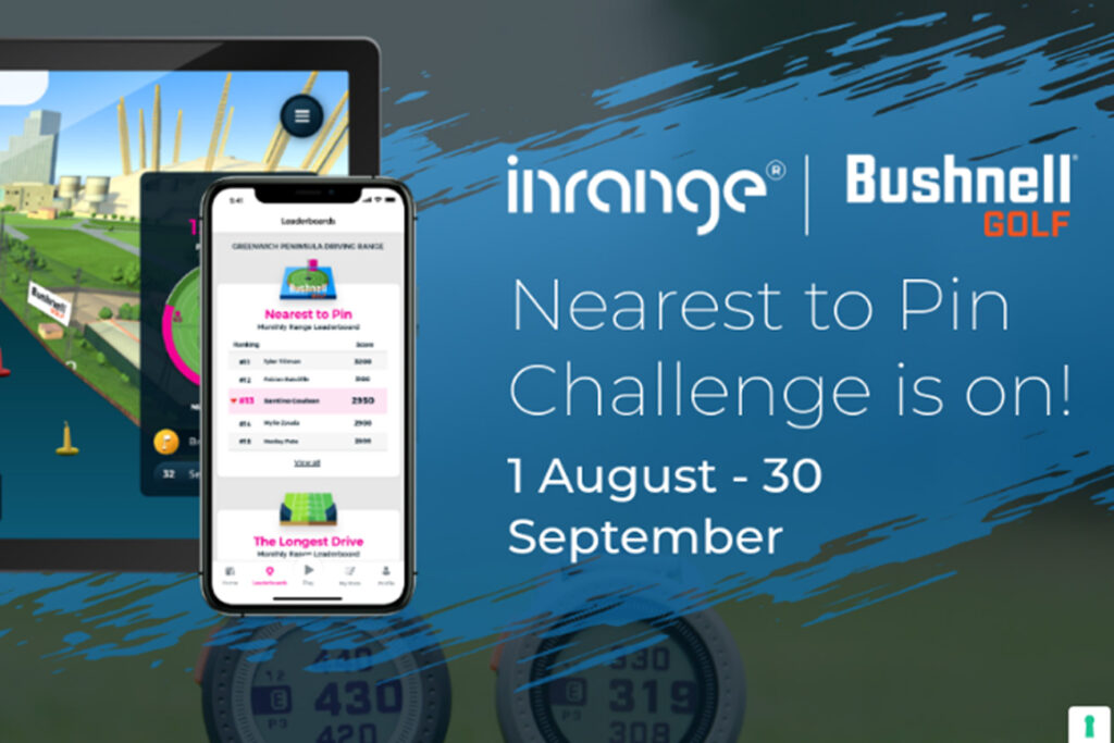 Tens of thousands of players will visit Inrange® Golf partner sites to practice for prizes, sponsored by the #1 rangefinder in golf