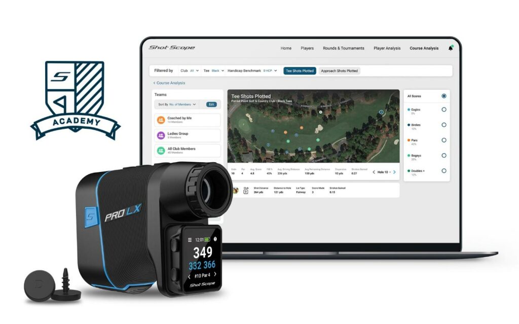 Introducing Shot Scope Academy – the on-course tracking system connecting coaches and golfers