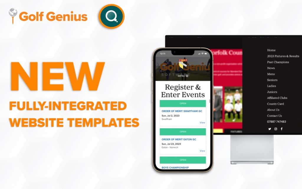 Golf Genius launches website solution for customers in collaboration with nooQ Golf