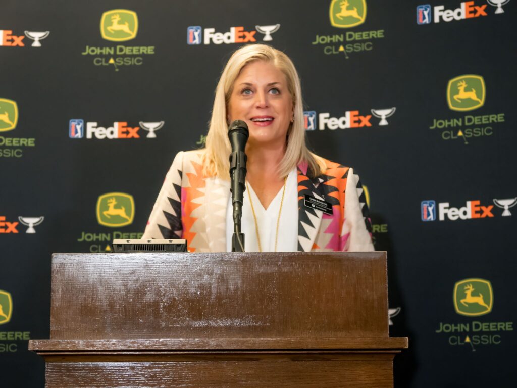 Since the tournament’s humble beginnings in 1971, the tournament has helped raise more than $189 million for charity, 99 percent of which has been generated since John Deere assumed title sponsorship in 1999.