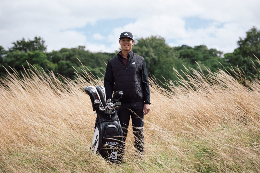 Hyperscapes Golf Club and PGA Tour professional Brandon Wu launch partnership at the DP World Tour Nexo Championship hosted at Trump International Scotland