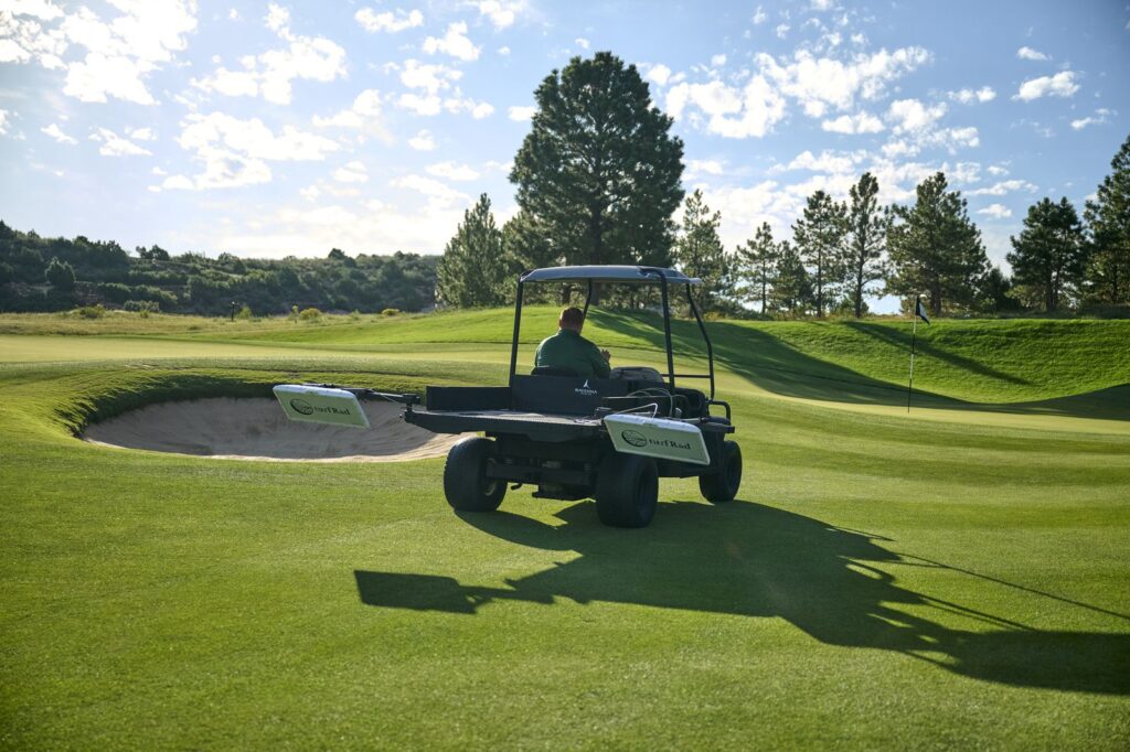 Toro Revolutionizes Golf Course Irrigation with Spatial Adjust Software “The efficiency is incredible,” says Steve Datwyler, director of grounds, Ravenna Country Club, Littleton, Colorado. “I started using Spatial Adjust on one hole and have now expanded to all 18. I'm using less water on them than before. I ran a projected flow and after pushing the updates, it was 90,000 gallons less."