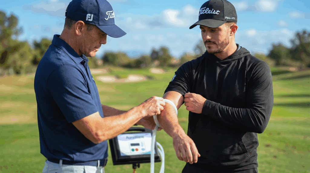 Golfers aren’t always pros, but they are passionate,” said Alane Paulley, CEO of AuraWell. “AuraWell supports those long weekends on the course, those after-work rounds, and the goal of playing as long as life allows all while feeling better doing it.”