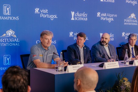 Vilamoura announces landmark PGA Tour Champions event in 2026 sporting calendar at FITUR Madrid 1. Ernie Els (pictured) at the launch of the Els Club Vilamoura in July 2025.