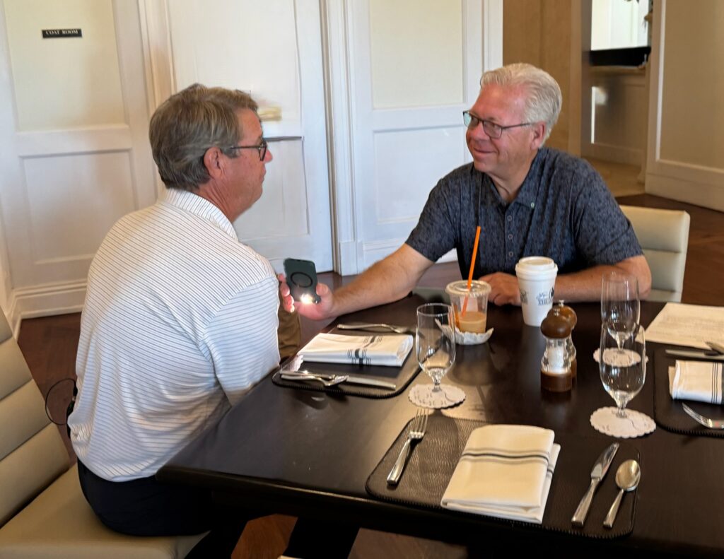 Paul Azinger in interview with George McNeilly at The Concession