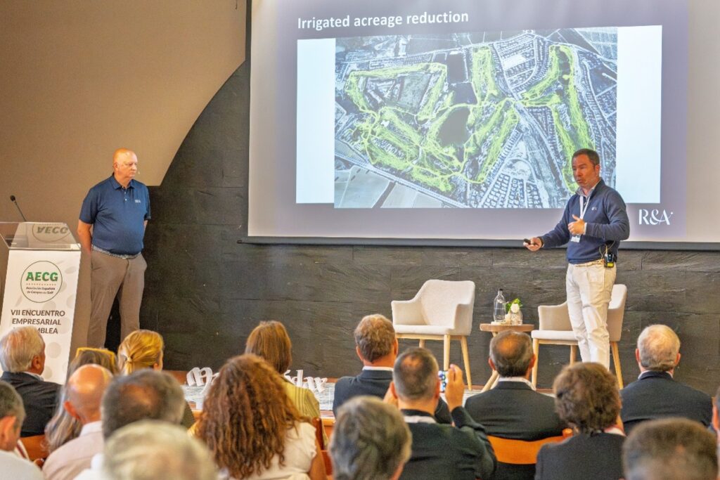 The R&A Shares Data-Driven Future of Golf Course Management at AECG Conference in Spain Emerging technologies such as autonomous mowers, drones, satellite and AI modelling for advanced turf management and irrigation systems is helping facilities improve efficiency, reduce resource use and deliver precision course management.