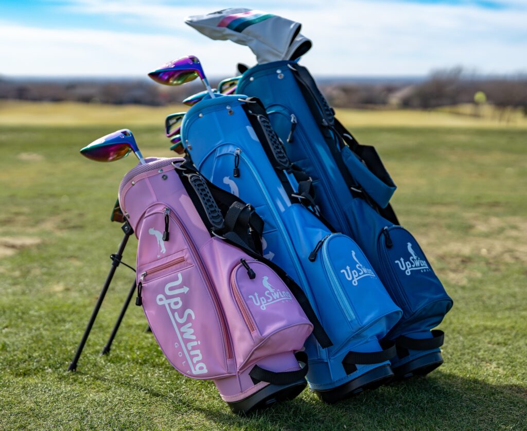 UpSwing Golf Launches Galaxy Girls Golf Sets The new Galaxy range builds on the success of UpSwing’s junior sets for boys, bringing the same high-performance approach to young female golfers. Created specifically for junior girl players, the sets combine advanced golf technology with modern colours and styling to inspire confidence on the course.