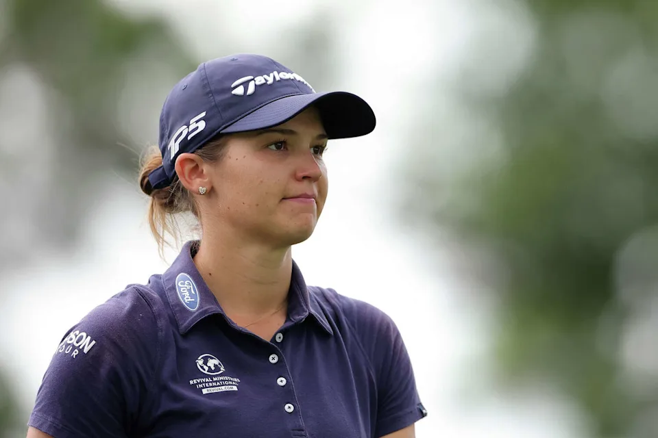 A First Pitch with a Larger Purpose LPGA rookie Melanie Green